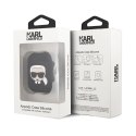 Etui Karl Lagerfeld Silicone Ikonik na AirPods 1/2 - czarne