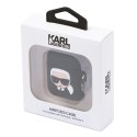 Etui Karl Lagerfeld Silicone Ikonik na AirPods 1/2 - czarne