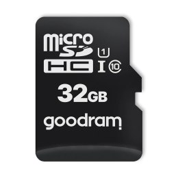 Goodram Microcard 32 GB karta pamięci micro SD HC UHS-I class 10, adapter SD (M1AA-0320R12)