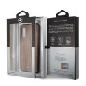 Etui Mercedes Wood Line Walnut na Samsung Galaxy S20 - brązowe