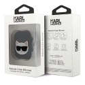 Etui Karl Lagerfeld Silicone Choupette na AirPods 1/2 - czarne