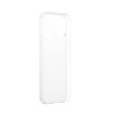 Baseus Frosted Glass Case Sztywne etui z elastyczną ramką iPhone 12 Pro Max Biały (WIAPIPH67N-WS02)