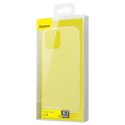 Baseus Frosted Glass Case Sztywne etui z elastyczną ramką iPhone 12 Pro Max Biały (WIAPIPH67N-WS02)