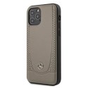 Etui Mercedes Urban Line na iPhone 12 Pro Max - brązowe