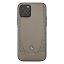 Etui Mercedes Urban Line na iPhone 12 Pro Max - brązowe