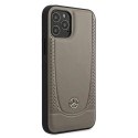 Etui Mercedes Urban Line na iPhone 12 Pro Max - brązowe