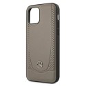 Etui Mercedes Urban Line na iPhone 12 Pro Max - brązowe