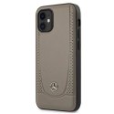 Etui Mercedes Urban Line na iPhone 12 mini - brązowe