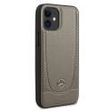 Etui Mercedes Urban Line na iPhone 12 mini - brązowe