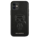 Karl Lagerfeld KLHCP12SPCUIKBK iPhone 12 mini 5,4" czarny/black hardcase Karl Ikonik Outline