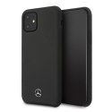 Mercedes MEHCP12SSILBK iPhone 12 mini 5,4" czarny/black hardcase Silicone Line