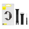 Baseus Slip-Thru pasek opaska bransoleta do Apple Watch 3/4/5/6/SE 38mm/40mm czarny (LBWSE-01)