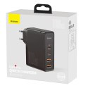 Baseus GaN2 Pro szybka ładowarka sieciowa 100W USB / USB Typ C Quick Charge 4+ Power Delivery czarny (CCGAN2P-L01)