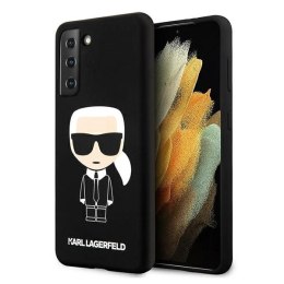 Etui Karl Lagerfeld Silicone Ikonik na Samsung Galaxy S21+ - czarne