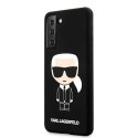 Etui Karl Lagerfeld Silicone Ikonik na Samsung Galaxy S21+ - czarne