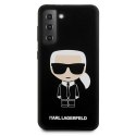 Etui Karl Lagerfeld Silicone Ikonik na Samsung Galaxy S21+ - czarne