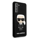 Etui Karl Lagerfeld Silicone Ikonik na Samsung Galaxy S21+ - czarne