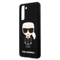 Etui Karl Lagerfeld Silicone Ikonik na Samsung Galaxy S21+ - czarne