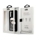 Etui Karl Lagerfeld Silicone Ikonik na Samsung Galaxy S21+ - czarne