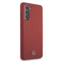 Etui Mercedes Silicone Line na Samsung Galaxy S21 - czerwone