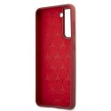 Etui Mercedes Silicone Line na Samsung Galaxy S21 - czerwone