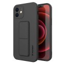 Wozinsky Kickstand Case silikonowe etui z podstawką iPhone XS Max czarne