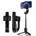 Gimbal Spigen S610W Bluetooth z selfie stickiem - czarny