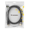 Wozinsky kabel HDMI 2.1 8K 60 Hz 48 Gbps / 4K 120 Hz / 2K 144 Hz 5 m srebrny (WHDMI-50)