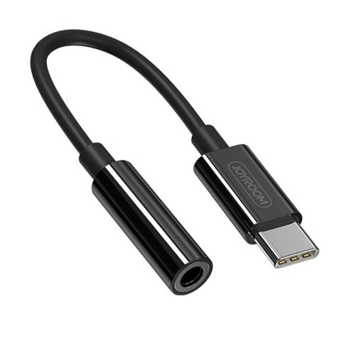 Adapter Joyroom SH-C1 słuchawkowy mini jack 3,5 mm (żeński) / USB-C (męski) - czarny