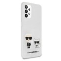 Etui Karl Lagerfeld Karl & Choupette na Samsung Galaxy A32 5G - przezroczyste