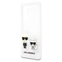 Etui Karl Lagerfeld Karl & Choupette na Samsung Galaxy A32 5G - przezroczyste