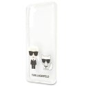 Etui Karl Lagerfeld Karl&Choupette na Samsung Galaxy S21+ - przezroczyste