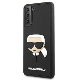 Etui Karl Lagerfeld 3D Rubber Karl's Head na Samsung Galaxy S21+ - czarne