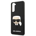 Etui Karl Lagerfeld 3D Rubber Karl's Head na Samsung Galaxy S21+ - czarne