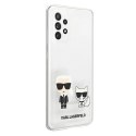 Etui Karl Lagerfeld Karl&Choupette na Samsung Galaxy A72 - przezroczyste