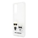 Etui Karl Lagerfeld Karl&Choupette na Samsung Galaxy A72 - przezroczyste