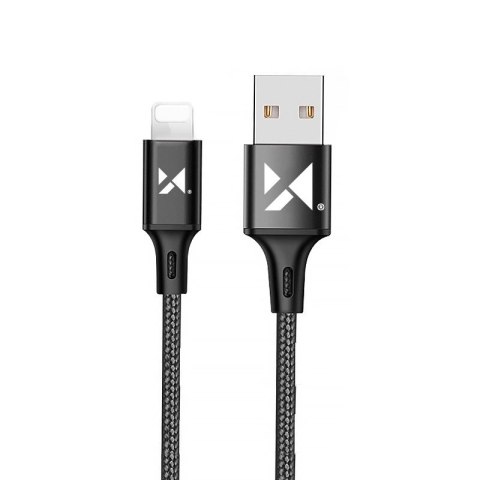 Wozinsky kabel przewód USB - Lightning 2,4A 2m czarny (WUC-L2B)