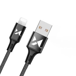 Wozinsky kabel przewód USB - Lightning 2,4A 2m czarny (WUC-L2B)