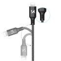 Wozinsky kabel przewód USB - Lightning 2,4A 2m czarny (WUC-L2B)