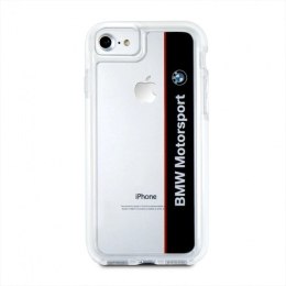 Etui BMW Motorcase na iPhone 7 / 8 / SE 2020 / SE 2022 - przezroczysto-czarne