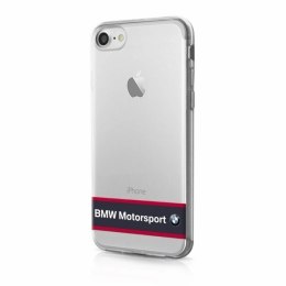 Etui BMW Motorsport na iPhone 7 / 8 / SE 2020 / SE 2022 - przezroczysto-czarne