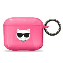 Etui Karl Lagerfeld Choupette na AirPods 3 - różowe