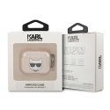 Etui Karl Lagerfeld Glitter Choupette na AirPods 3 - złote