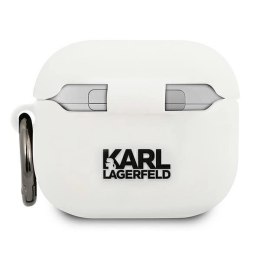 Etui Karl Lagerfeld Silicone Choupette na AirPods 3 - białe