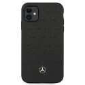 Etui Mercedes Leather Stars Pattern na iPhone 11 - czarne