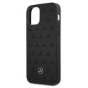 Etui Mercedes Leather Stars Pattern na iPhone 12 Pro Max - czarne