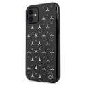 Etui Mercedes Silver Stars Pattern na iPhone 11 / Xr - czarne