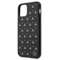 Etui Mercedes Silver Stars Pattern na iPhone 11 / Xr - czarne