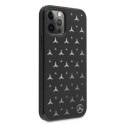 Etui Mercedes Silver Stars Pattern na iPhone 12 / iPhone 12 Pro - czarne