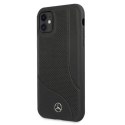 Mercedes MEHCN61CDOBK iPhone 11 6,1" / Xr czarny/black hardcase Leather Perforated Area